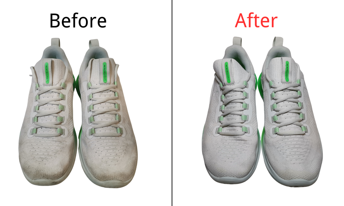 Before & After Magic! For Clean Under Amour shoes! Amazing result😍😍