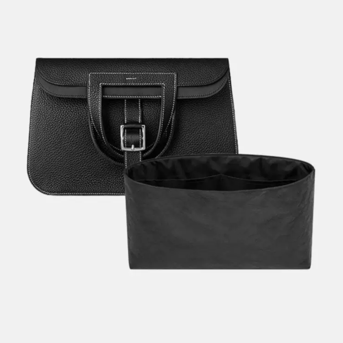 FANJI Handmade Bag Organizer Bag Inner Compatible with Hermès Halzan Bag