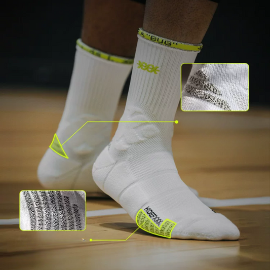 HideFxxx Anti-Slip Professional Basketball Socks - Pro Edition 1 Pair