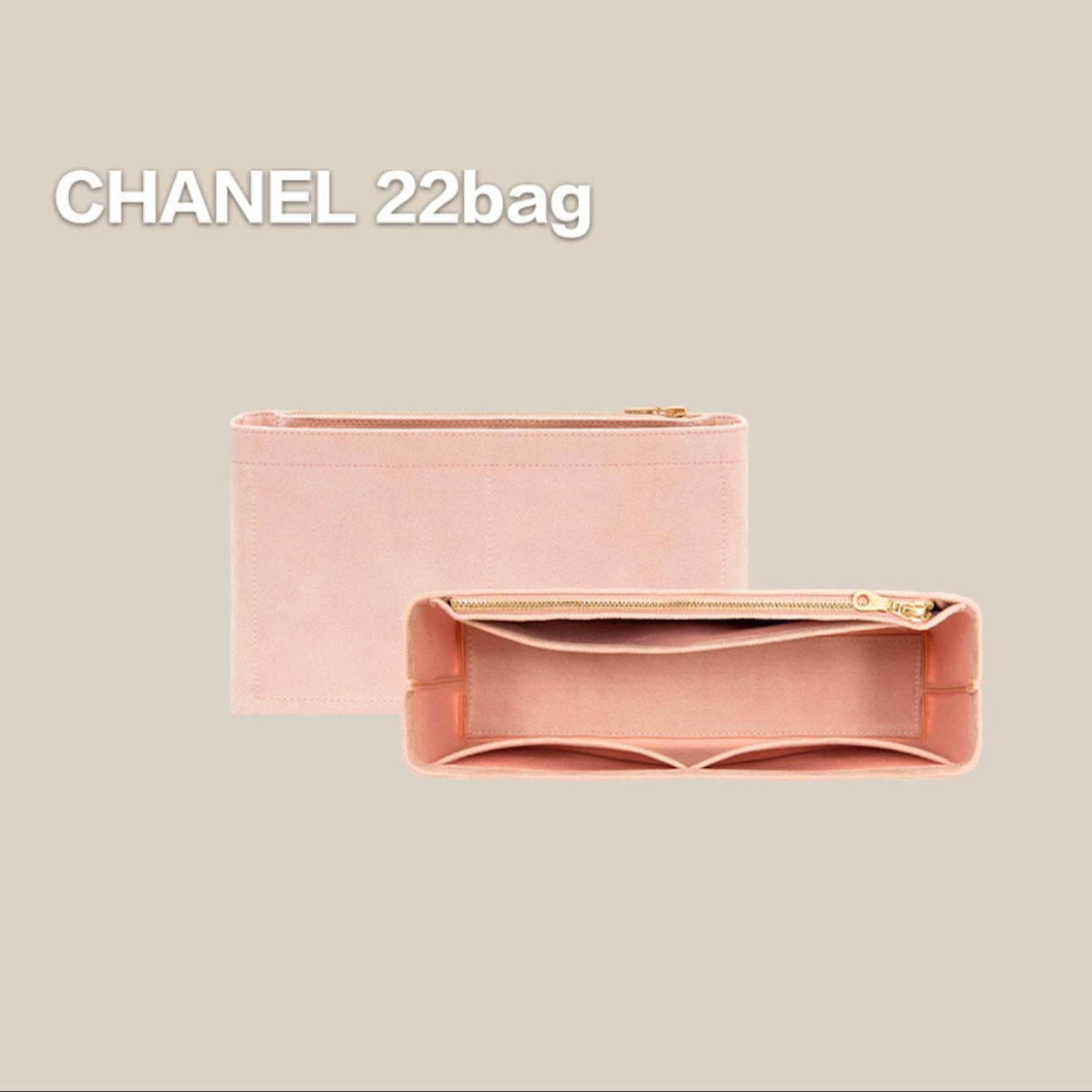 LUOFEIYU Handmade Bag Organizer Bag Inner Compatible with Chanel 22 Bag