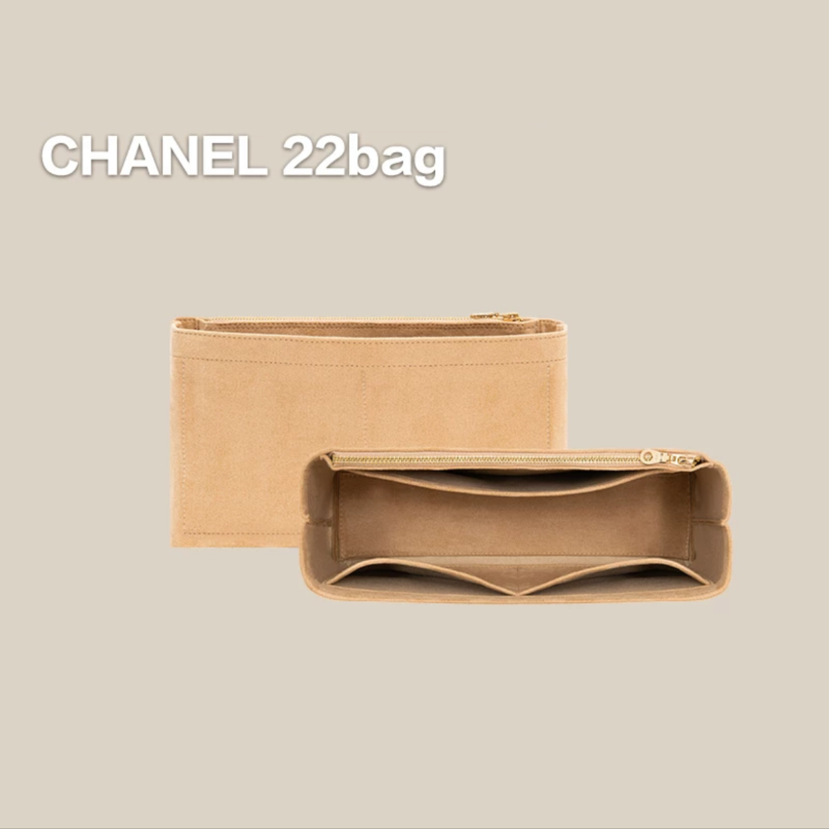 LUOFEIYU Handmade Bag Organizer Bag Inner Compatible with Chanel 22 Bag