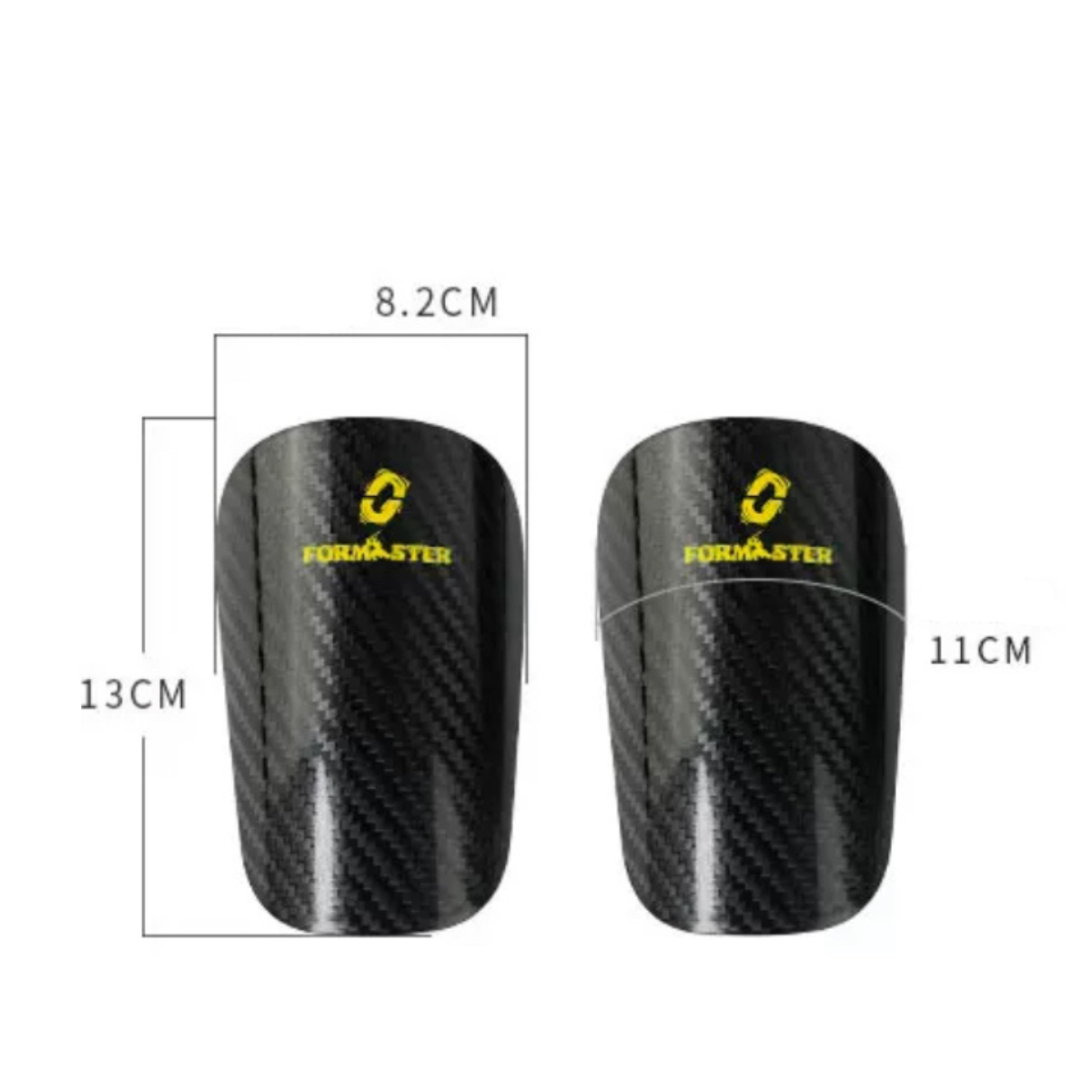 OUPOWER Carbon Fiber Soccer Shin Guards Shin Pad Guards Shin Protector Custom Edition 1 Pair