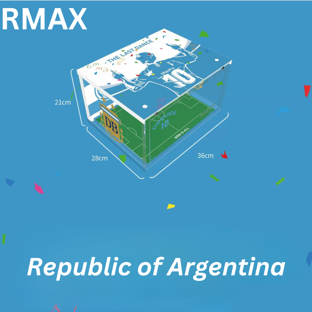 RMAX Shoe Box Sneaker Storage Box Argentina Team Limited Edition