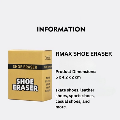 RMAX Shoe Stain Eraser - Suitable for Sneakers Suede Nubuck and Velvet Shoes