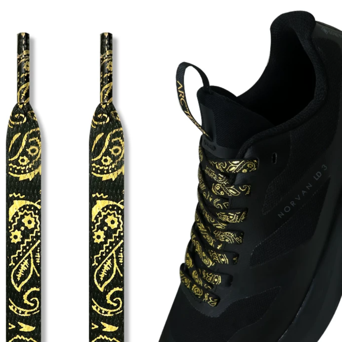 ShoeSpa Hiking Outdoor Running Shoelaces Compatible with Arc'teryx Footwear