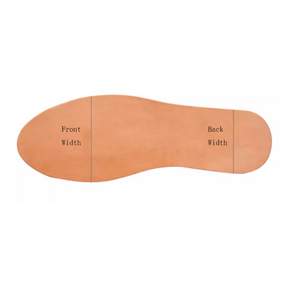 Shoespa 2.5mm First Class Cowhide Leather Insole insert - Suitable for Sports Shoes & Dress Shoes 1 Pair