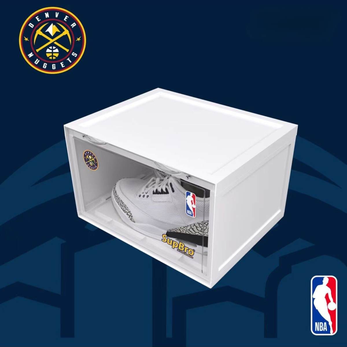 Supbro Basic Edition Shoe Box - Side-Opening Storage Box