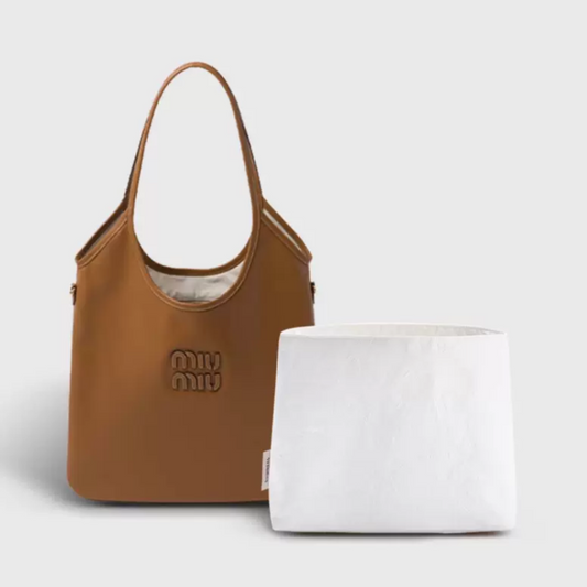 BAGINBAG Handmade Ultra-Light  Bag Organizer Bag Inner Bag Liner Compatible with Miu Miu Ivy Tote Hobo Bag